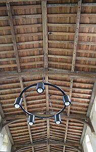 The nave roof March 2014